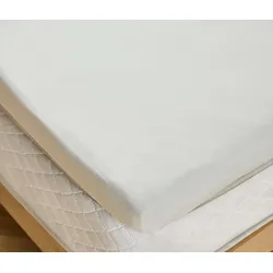 Tchibo - Topper-Spannbettlaken - offwhite
