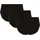 Jockey Slip Cotton + schwarz XL 3er Pack