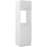 BASIC by Balculina Mehrzweckschrank BASIC BY BALCULINA "Turin", weiß (weiß matt, weiß matt, artisan eiche), B:60cm H:211cm T:57cm, Holzwerkstoff, Schränke, Mehrzweckschrank, Breite 60 cm, wahlweise in schwarz matt oder weiß matt