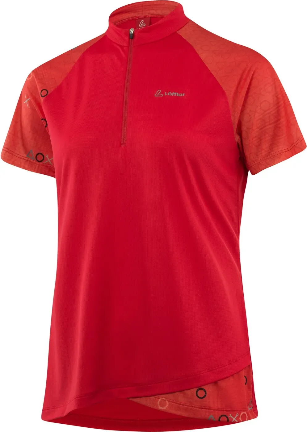 LÖFFLER W BIKE SHIRT HZ AXO RISE POPPY RED 48