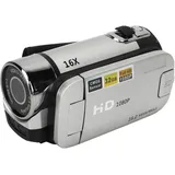 D90 HD 1080P 16MP Digital Kamera, 2,4-Zoll-Videorecorder-Nachtsicht Kamera-Camcorder, 16X Zoom Füll Licht mit USB-Anschluss für Standard-Speicher Karte (Silver)