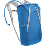 CamelBak Arete 18 Wander-Trinkrucksack, 18-Liter-Speicher, 1,5-Liter-Reservoir Indigo-Wimpel/Silve