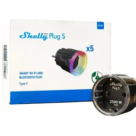 Shelly Plus Plug S schwarz 5 St.