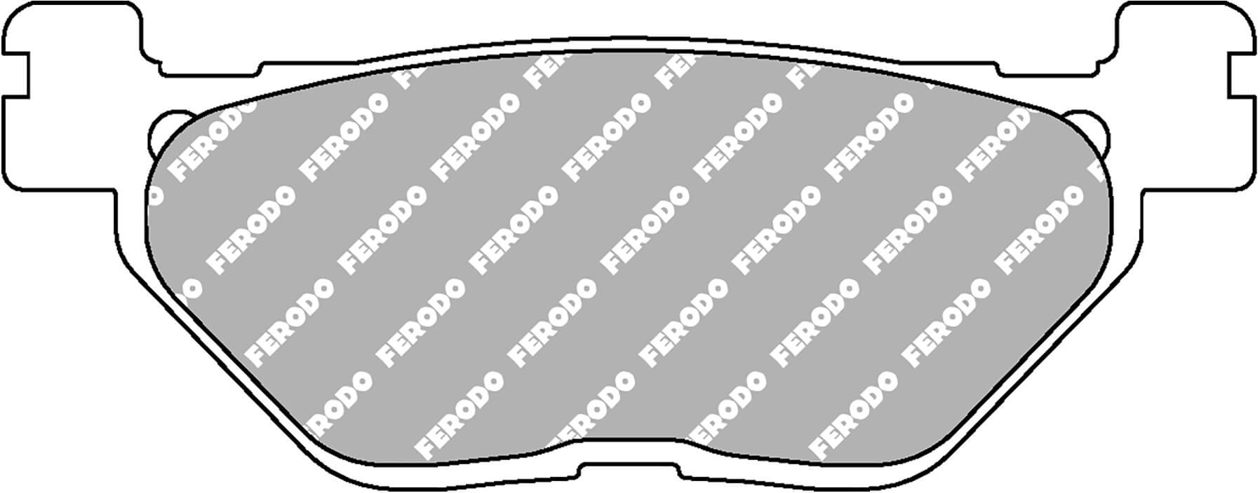 FERODO Sinter Bremsbelag FDB 2156 ST