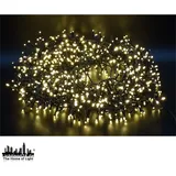 Lichtland24 LED Cluster Lichterkette 1500er warmweiß 33m IP44 Timer 6/18