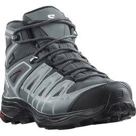 Salomon X Ultra Pioneer Mid GTX Damen Ebony/Stormy Weather/Wine Tasting 40