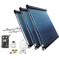 Feuer-Anker Röhrenkollektor Solarpaket Vakuumröhrenkollektor HP30-3 14,67 m2 Flachdach Solar