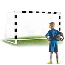 Neo-Sport Fußballtor Schwarz/Weiß 460