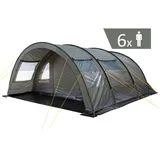 CampFeuer Tunnelzelt XXL oliv/grau