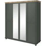 masseno Drehtürenschrank EVOLETTA 200 x 216 x 62 cm Grün