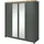 masseno Drehtürenschrank EVOLETTA 200 x 216 x 62 cm Grün
