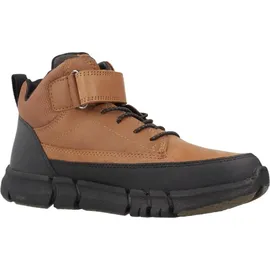 GEOX J FLEXYPER BOY ANKLE BOOTS LT BROWN 30_EU
