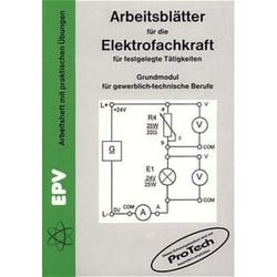 Arbeitsblätter für die Elektrofachkraft für festgelegte Tätigkeiten