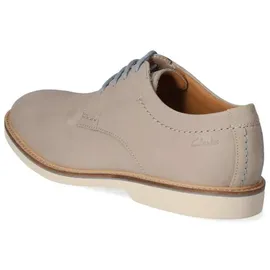 CLARKS Atticus LTLace Oxford, Grau, Nubuk, 42,5 EU - 42.5