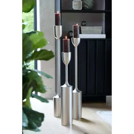 Light & Living Kerzenständer Velez Metall Silber