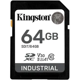 Kingston Industrial SDXC Speicherkarte 64GB Class 10, UHS-I, U3, V30, A1 pSCL