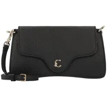 Coccinelle C-Me Umhängetasche Leder 22 cm schwarz