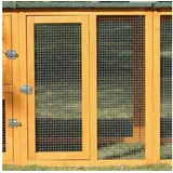 zooprinz Hühnerstall Flexi 215 x 70 x 65 cm Braun