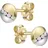 Celesta Ohrstecker CELESTA gelb Gold one-size