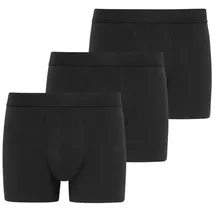 Jockey Trunks mit elastischem Bund im 3er-Pack, Black, L