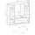masseno Drehtürenschrank CATERINA 206 x 200 x 51 cm Braun