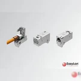 EasyLan fixLink SL RJ45 Keystone Modul Cat.6A geschirmt