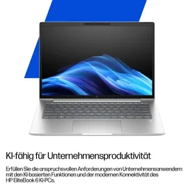 HP EliteBook 6 G1i 14" Ultra 5 225U 16 GB RAM 512 GB SSD Intel Graphics Win11 Pro Silber 