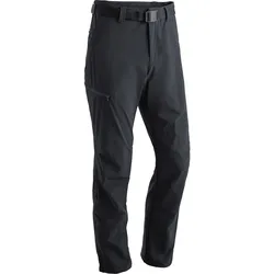 Funktionshose MAIER SPORTS "Nil", Herren, Gr. 66, Normalgrößen, schwarz, 90% Polyamid, 10% Elasthan, Hosen, Herren Wanderhose, atmungsaktive Outdoor-Hose mit Roll up Funktion