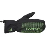 Karpos Lavaredo Rain Fausthandschuhe Schwarz/Grün Fluo XS