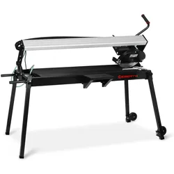 EBERTH Fliesenschneider 1500 W, 1020 mm Schnittlänge, mit Tisch, Laser, Pumpe und 250 mm Trennscheibe