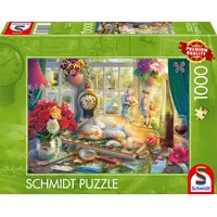 Schmidt Spiele Puzzlezeit mit Katze (59789)