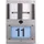 Grafner Wandlampe 88HN WL10193 Edelstahl
