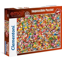 Clementoni® Puzzle »Impossible Collection, Emoji«, 1000 Puzzleteile, Made in Europe bunt