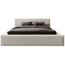 FEDVE Polsterbett Beige - Beige