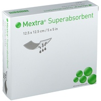 Mölnlycke Health Care GmbH Mextra Superabsorbent Verband 12,5x12,5 cm