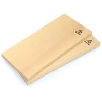 Räucherbretter 2er Pack  Buchenholz  Ersatzbretter für 32cm Flammlachsbrett S...