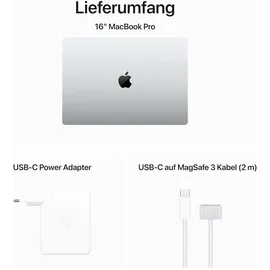 Apple MacBook Pro M3 2023 16" M3 Max 36 GB RAM 1 TB SSD 30-Core GPU Silber