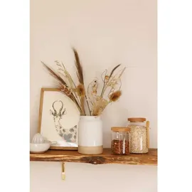 KitchenCraft Utensilienhalter 12 x 12 x 18 cm Farbe Cream