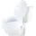 Vevor Toilettensitzerhöhung weiß 136 kg belastbar