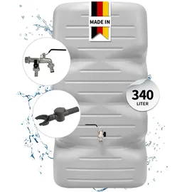 GARANTIA Cubus Regentonne 340 l Betongrau