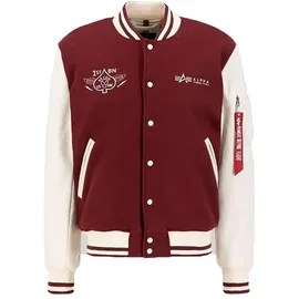 Alpha Industries Varsity Air Force Jacke Red S