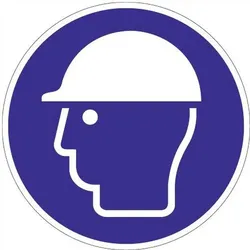 Gebotszeichen ASR A1.3/DIN EN ISO 7010 Kopfschutz benutzen - 9000477506