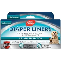 SIMPLE SOLUTION Einweg-Hundewindeleinlagen Ultra-Absorptionsfähigkeit, 22er-Pack