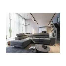 masseno Ecksofa SELVA L-S grau ¦ Maße (cm): B: 277 H: 90