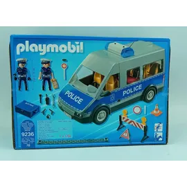 Playmobil City Action Polizeibus mit Straßensperre 9236