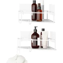 Umbra Cubiko Eckduschablage 2er Set, weiß