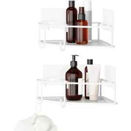 Umbra Cubiko Eckduschablage 2er Set, weiß