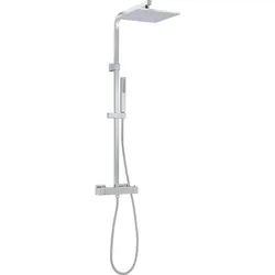 Brause-System Samba II mit Thermostat (Ausführung: Samba II Brausesystem mit Thermostat Höhe 1053 mm chrom)