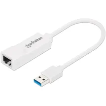 Manhattan Gigabit Ethernet Adapter Netzwerkadapter 1 GBit/s USB-A (USB 3.2 Gen 1)