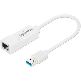 Manhattan Gigabit Ethernet Adapter Netzwerkadapter 1 GBit/s USB-A (USB 3.2 Gen 1)